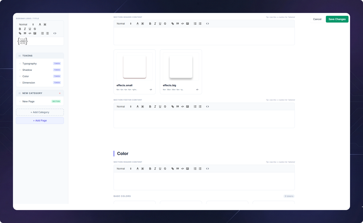 Prism Dashboard CMS Builder